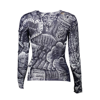 Pull Desigual bleu en viscose pour femme