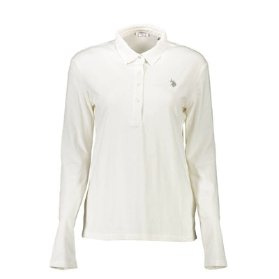Polo femme blanc en coton US POLO ASSN.