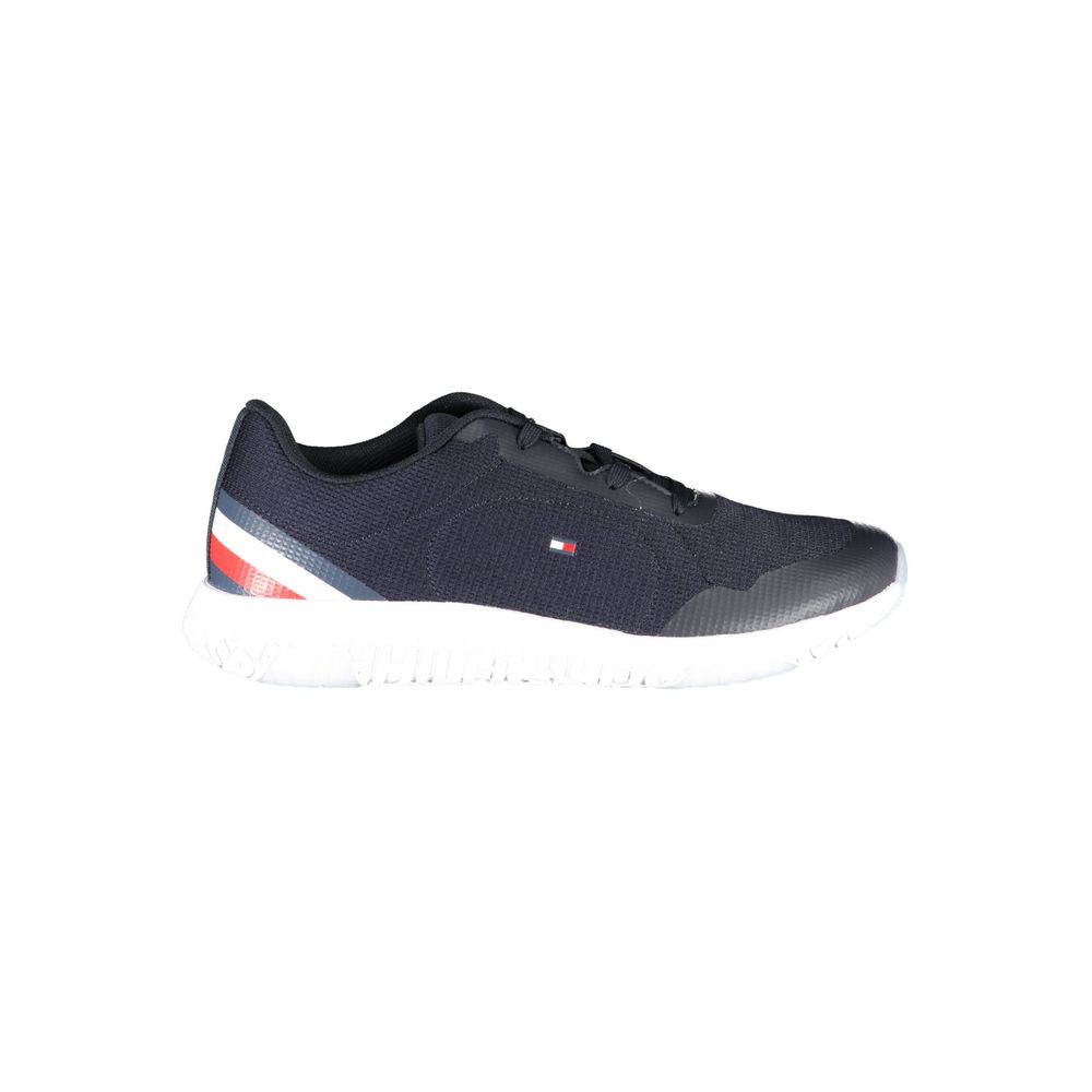 Baskets Tommy Hilfiger bleues en polyester pour homme