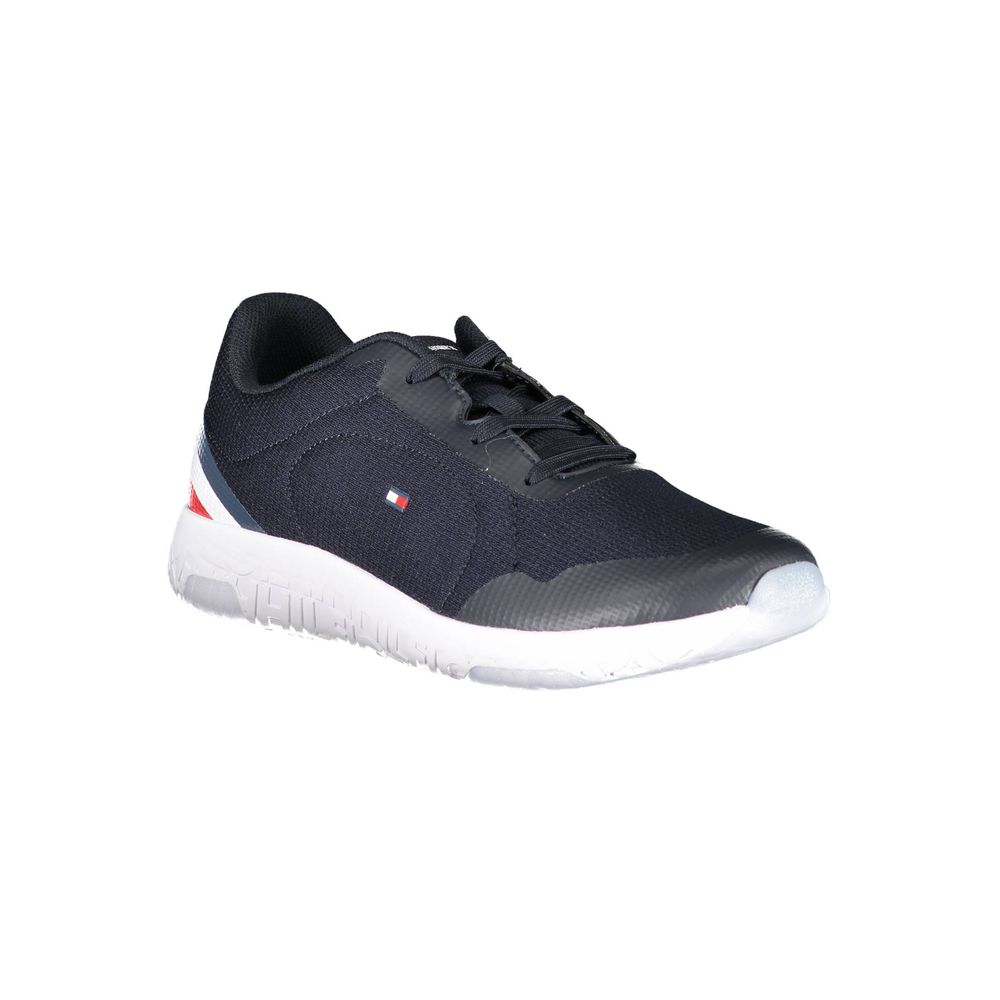 Baskets Tommy Hilfiger bleues en polyester pour homme