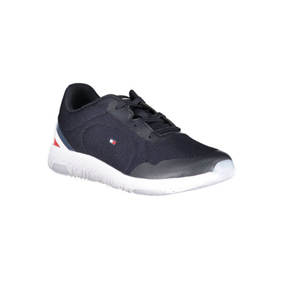 Baskets Tommy Hilfiger bleues en polyester pour homme
