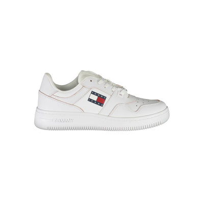 Tommy Hilfiger Witte Leren Dames Sneaker