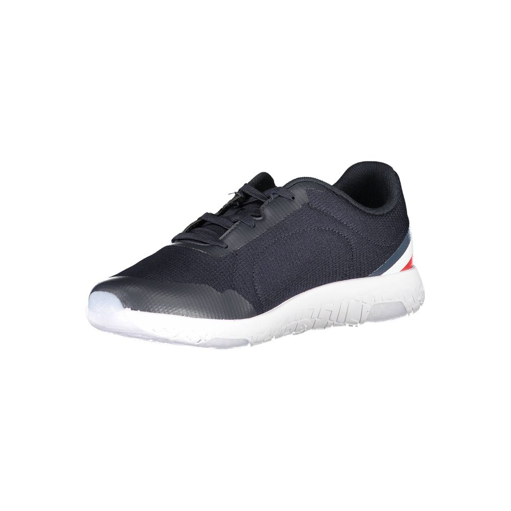 Baskets Tommy Hilfiger bleues en polyester pour homme