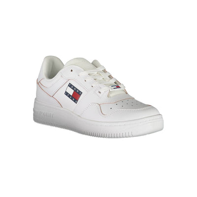 Tommy Hilfiger Witte Leren Dames Sneaker