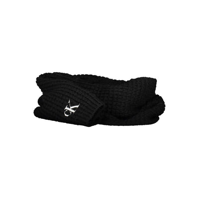 Ensemble d'écharpes Calvin Klein en alpaga noir pour femme