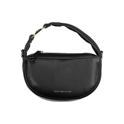 Tommy Hilfiger Zwarte Polyester Handtas