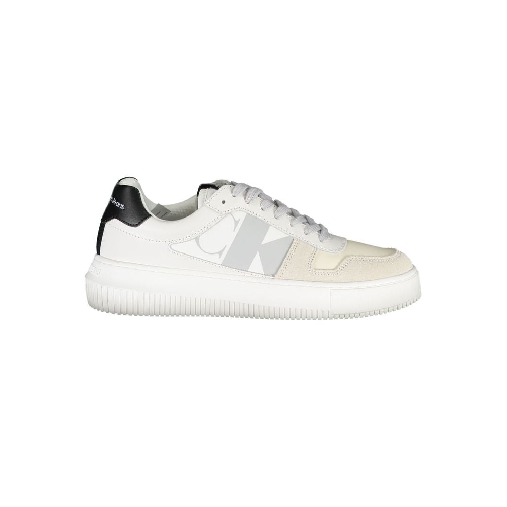 Baskets Calvin Klein en polyester blanc