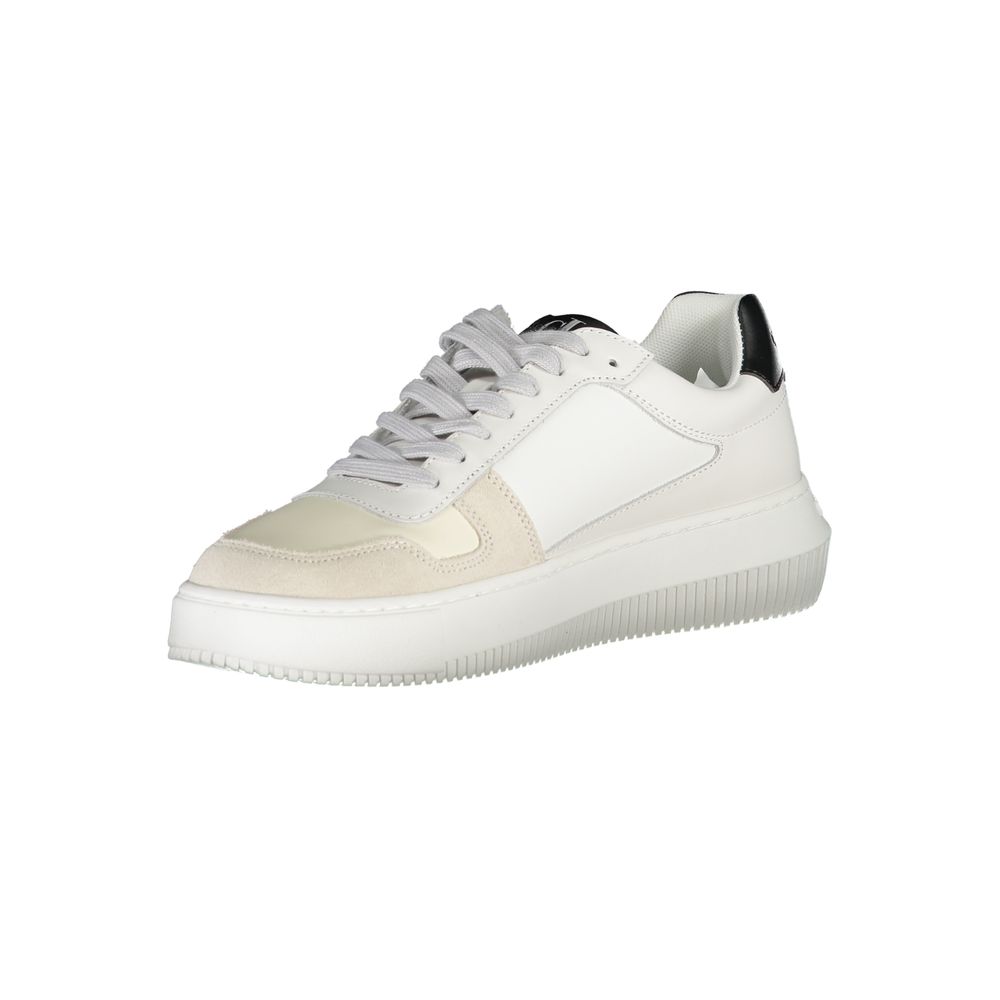 Baskets Calvin Klein en polyester blanc