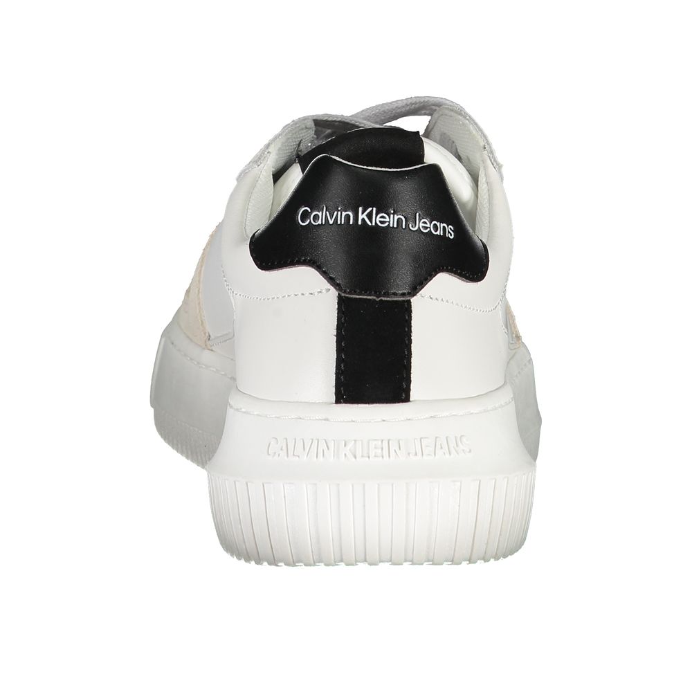 Baskets Calvin Klein en polyester blanc