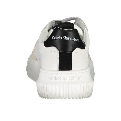 Baskets Calvin Klein en polyester blanc