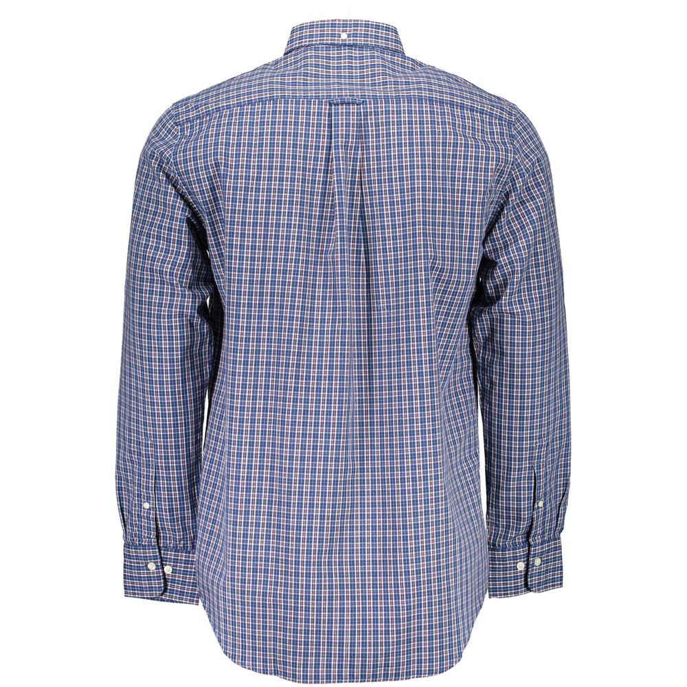 Gant Elegant paars overhemd met lange mouwen en knoopjes