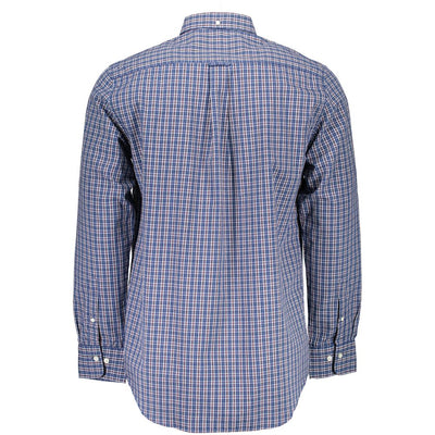 Gant Elegant paars overhemd met lange mouwen en knoopjes