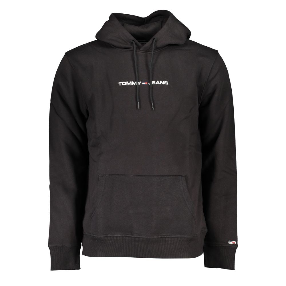 Pull en coton noir Tommy Hilfiger