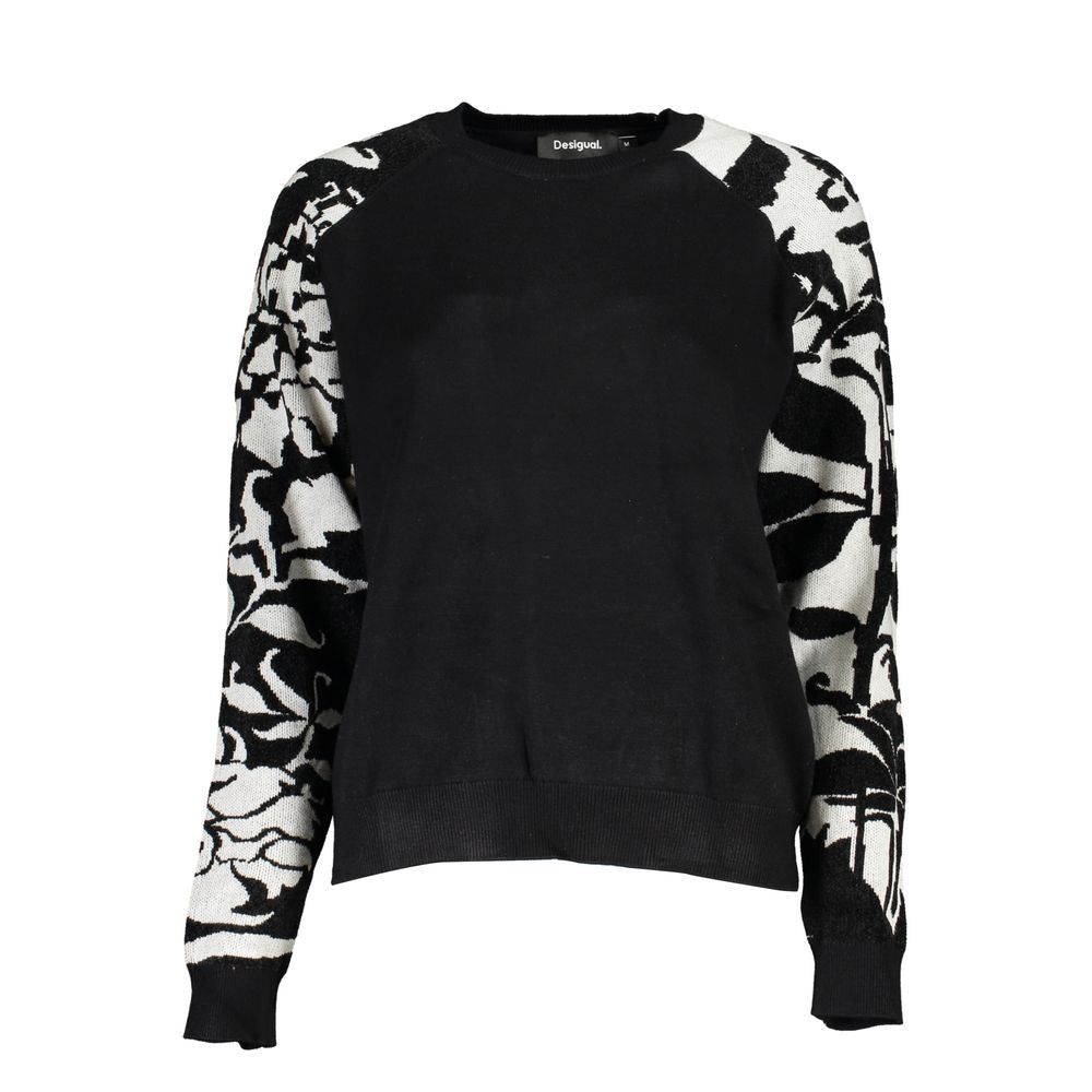 Pull chic à col montant avec détails contrastés Desigual