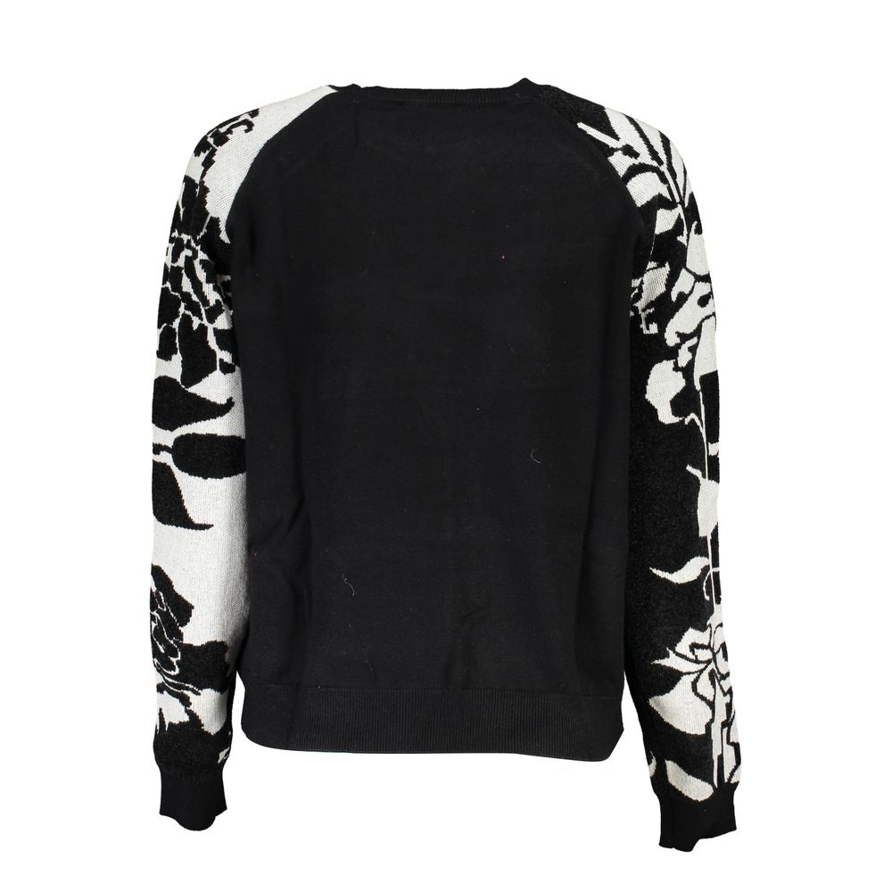 Pull chic à col montant avec détails contrastés Desigual