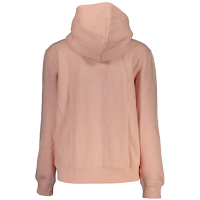 Calvin Klein Chic roze fleece sweatshirt met capuchon