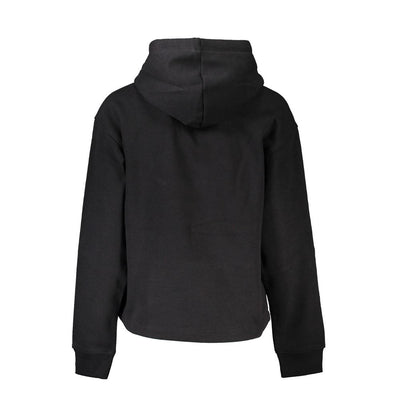 Calvin Klein Strakke fleecegevoerde hoodie met capuchon