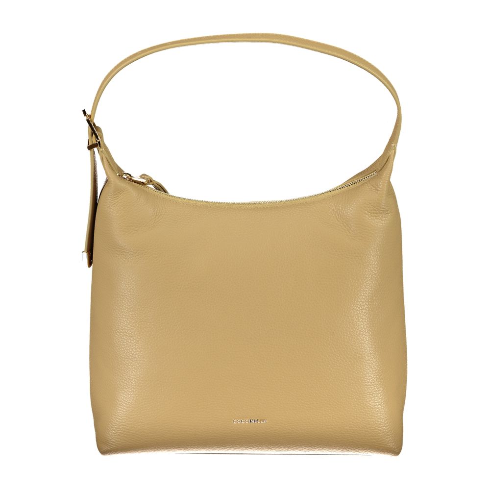 Coccinelle beige leren handtas