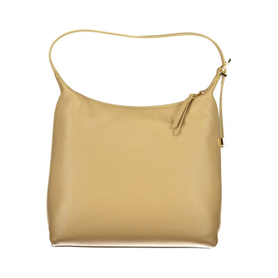Coccinelle beige leren handtas