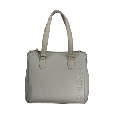 Mario Valentino Gray Polyethylene Handbag