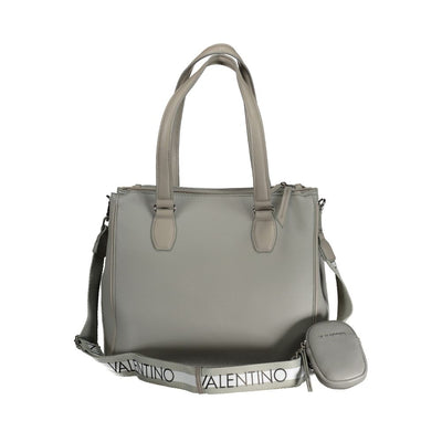 Mario Valentino Gray Polyethylene Handbag