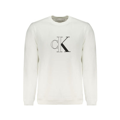 Pull en coton blanc Calvin Klein