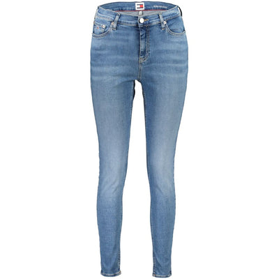 Jean et pantalon en coton bleu Tommy Hilfiger