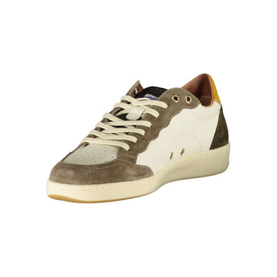 Baskets Blauer en polyester blanc