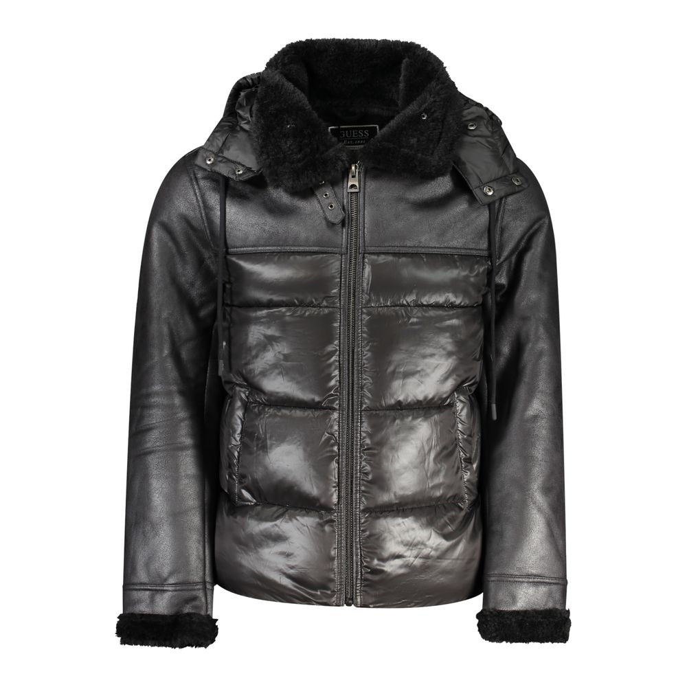 Veste en polyester noir Guess Jeans