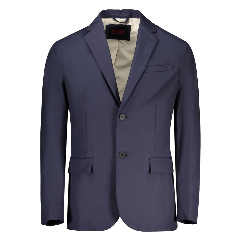 Veste en coton bleu Guess pour homme