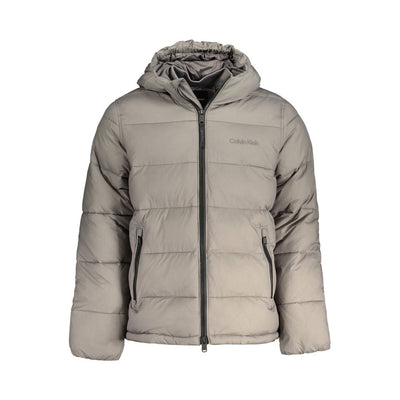 Veste Calvin Klein pour homme en nylon gris