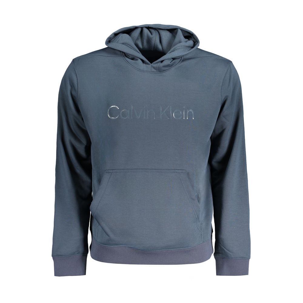 Pull en polyester bleu Calvin Klein