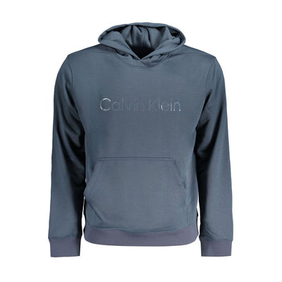 Pull en polyester bleu Calvin Klein