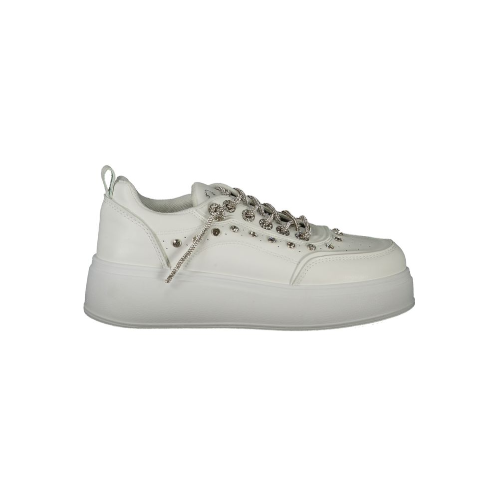 Laura Biagiotti Witte Polyethyleen Dames Sneaker