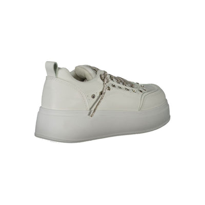 Laura Biagiotti Witte Polyethyleen Dames Sneaker