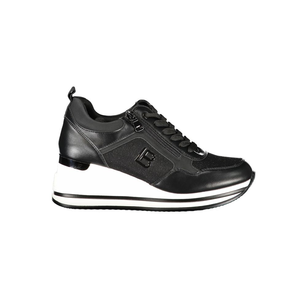 Laura Biagiotti Zwarte Polyester Dames Sneaker