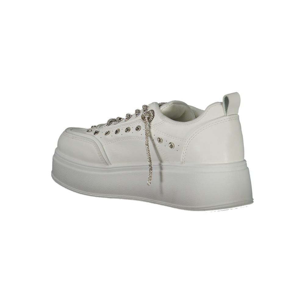 Laura Biagiotti Witte Polyethyleen Dames Sneaker