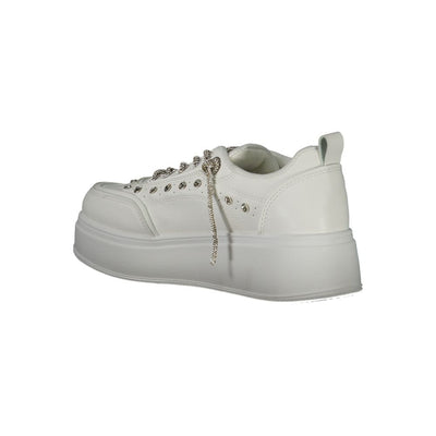 Laura Biagiotti Witte Polyethyleen Dames Sneaker