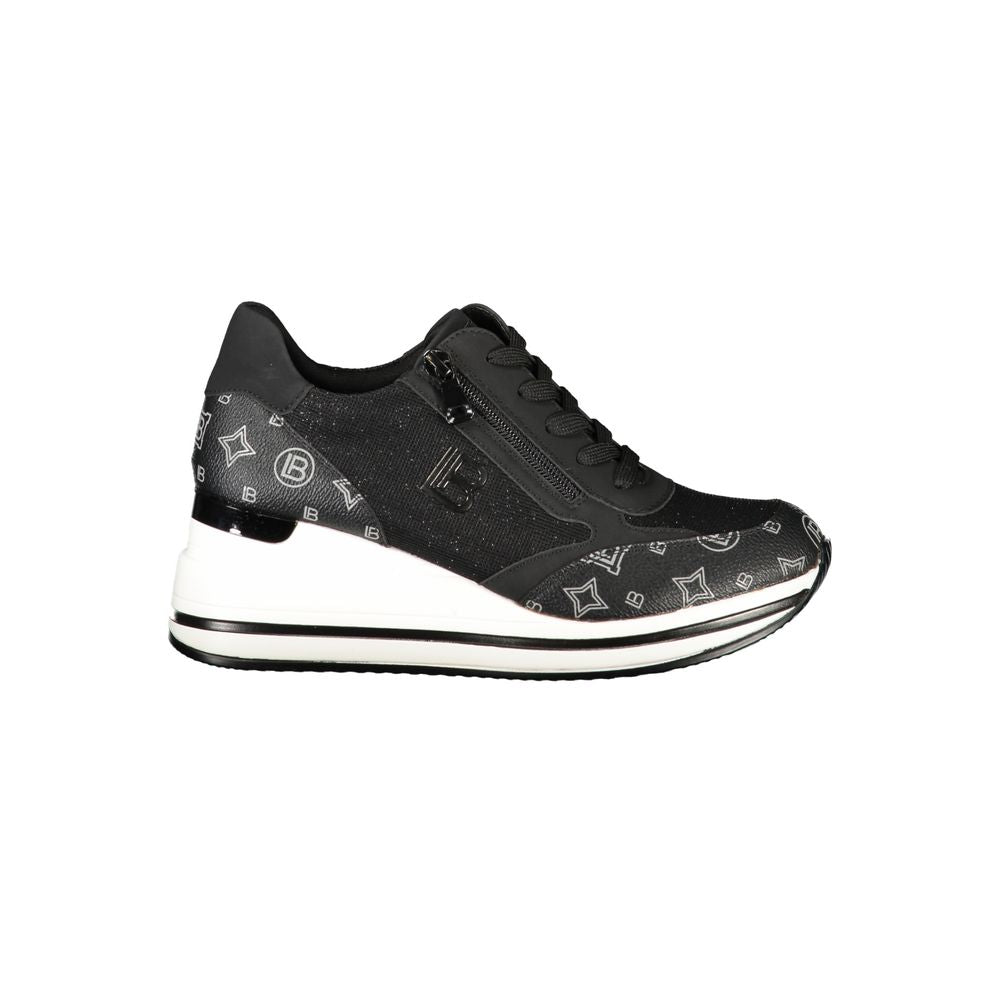 Laura Biagiotti Zwarte Polyester Dames Sneaker
