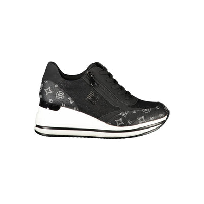 Laura Biagiotti Zwarte Polyester Dames Sneaker