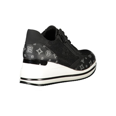 Laura Biagiotti Zwarte Polyester Dames Sneaker