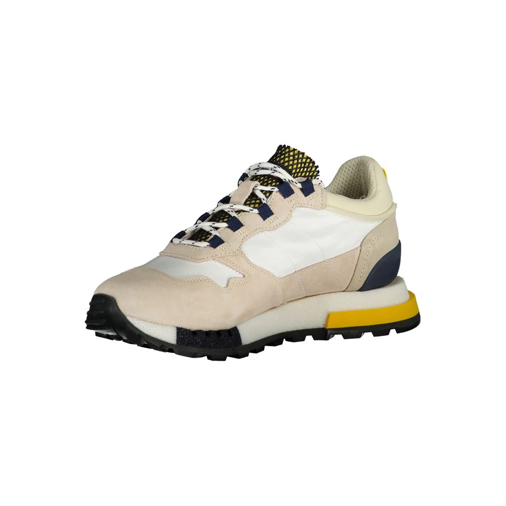 Baskets Blauer en cuir blanc pour hommes
