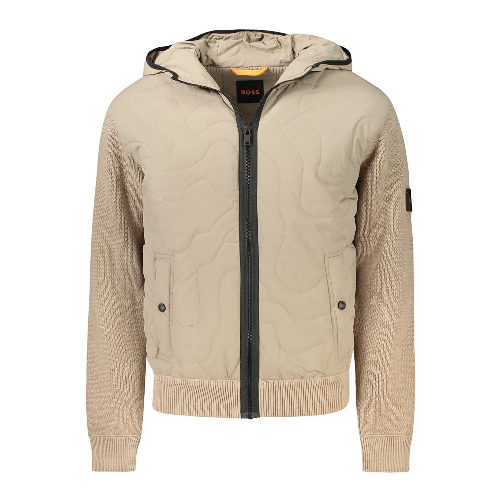 Veste en coton beige Hugo Boss pour homme