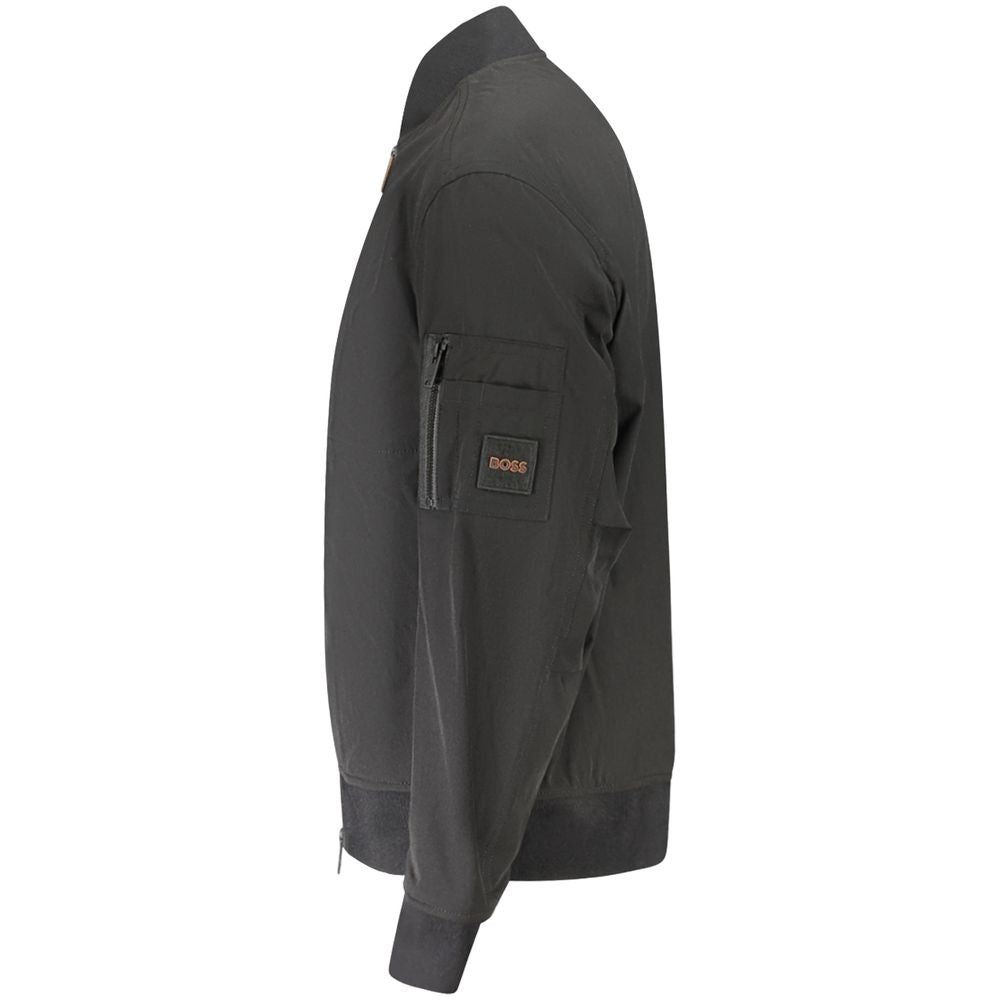 Veste homme en polyamide noir Hugo Boss