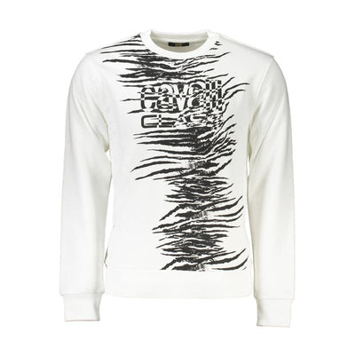 Pull en coton blanc Cavalli Class