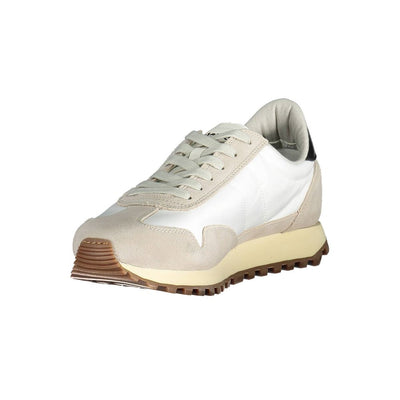 Baskets Blauer en polyester blanc