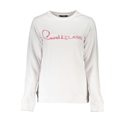 Cavalli Class Witte Katoenen Trui