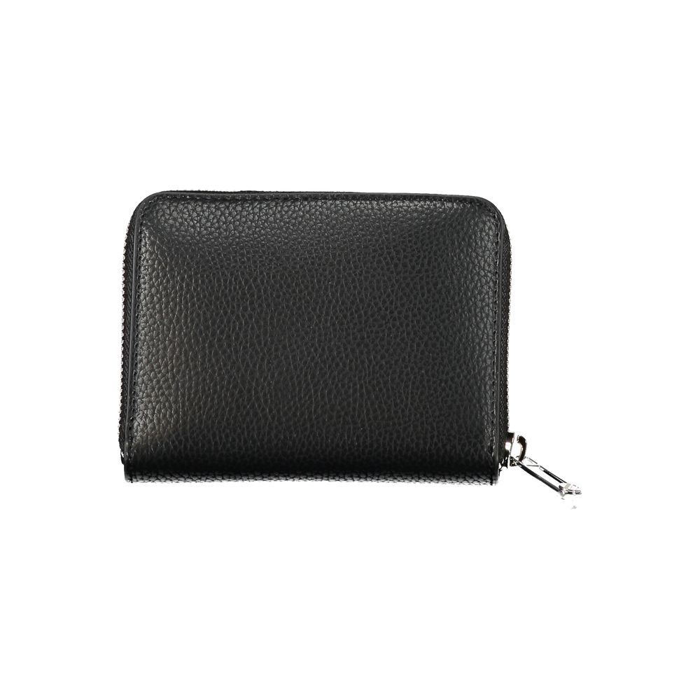 Tommy Hilfiger Elegante Zwarte Polyethyleen Portemonnee