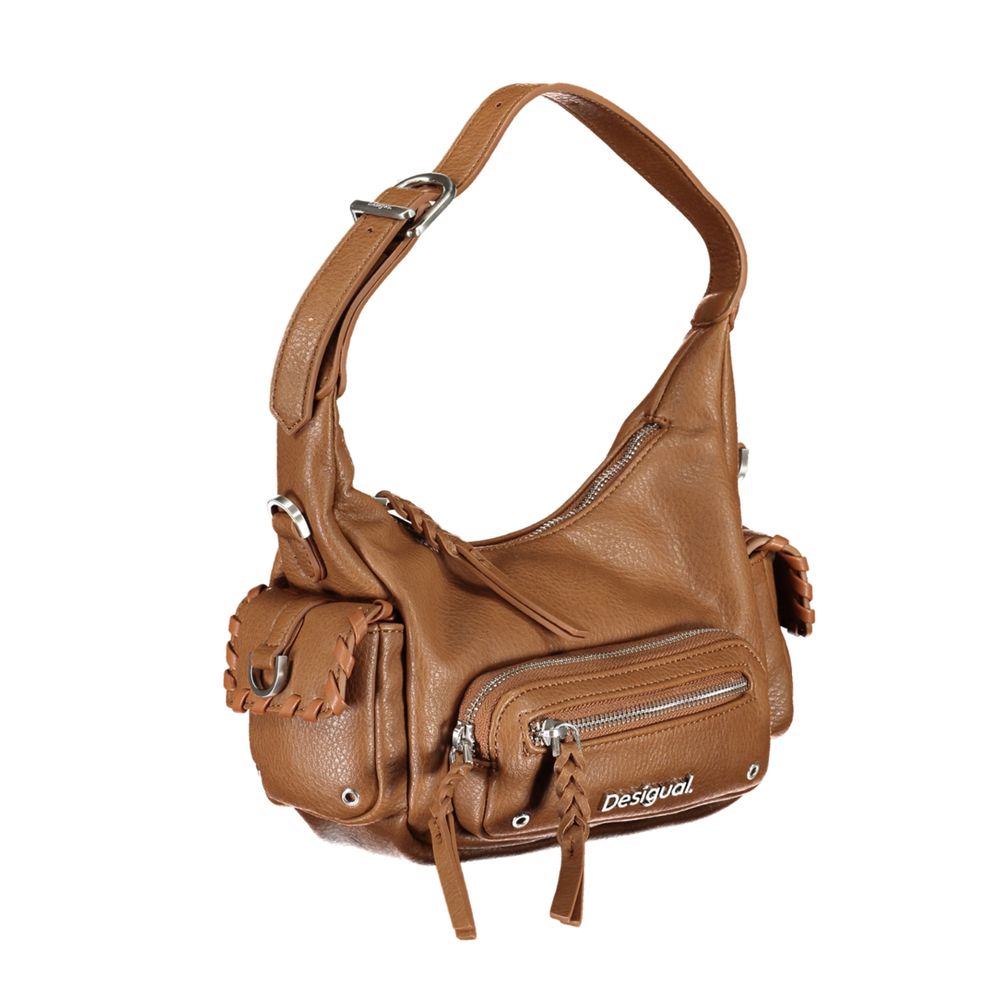 Desigual Bruine Polyethyleen Handtas