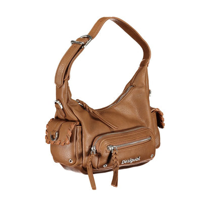 Desigual Bruine Polyethyleen Handtas